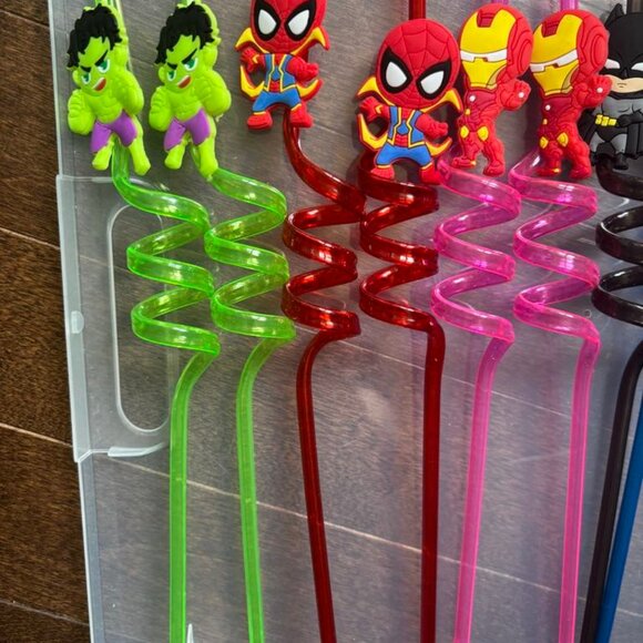 22Pcs Reusable Drinking Straws +2 Brushes. ⭐2 for 14⭐ - Picture 2 of 3
